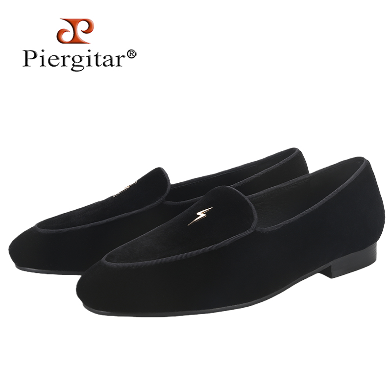 Men'S Formal Wear Slippers - Sepatu Loafer Pria Piergitar Warna Hitam