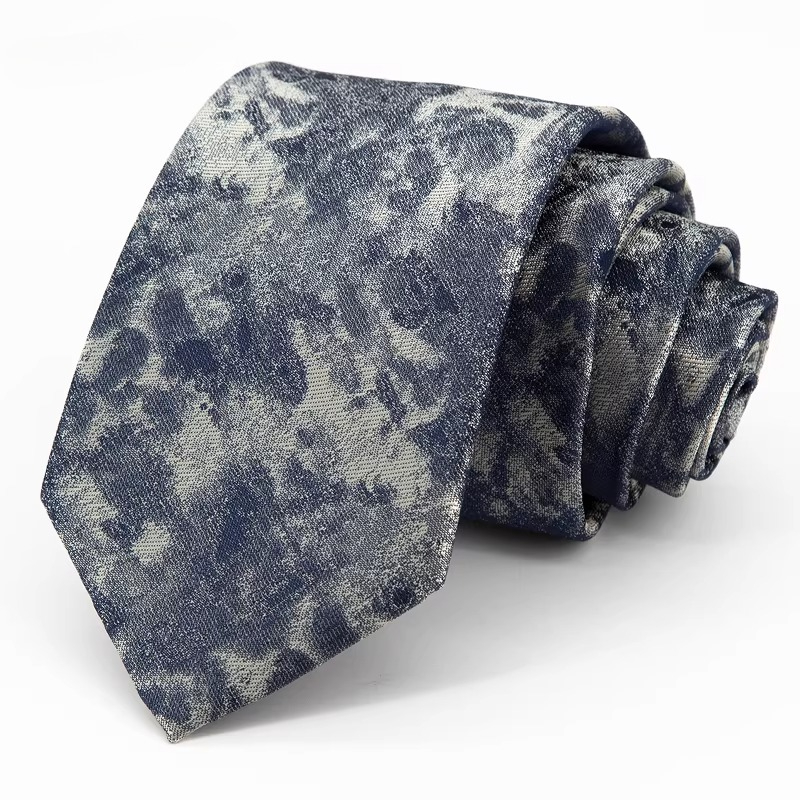 Men Formal Wear With Tie - MUGIVALA Dasi Pria Abu-abu Retro &
