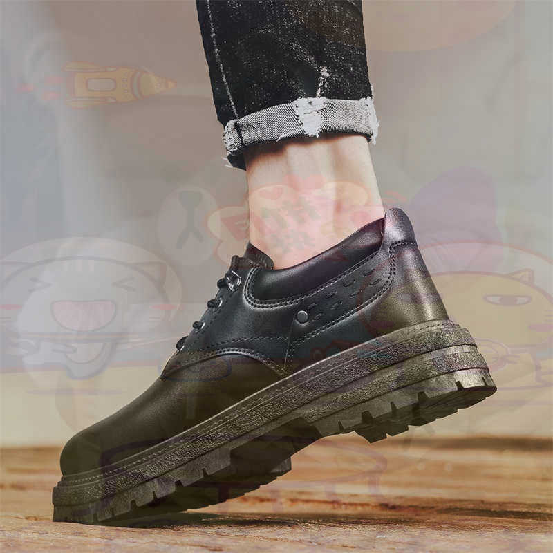 Latest Men Formal Wear - Sepatu Pria Tenis Pelatih Fashion Kulit