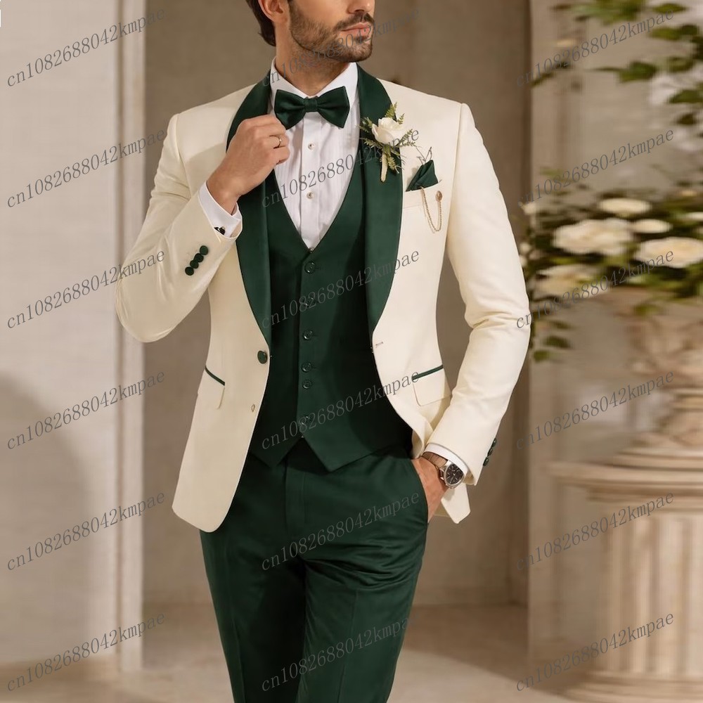 Men'S Formal Wear Rental - Setelan Jas Pria Formal Warna Ivory