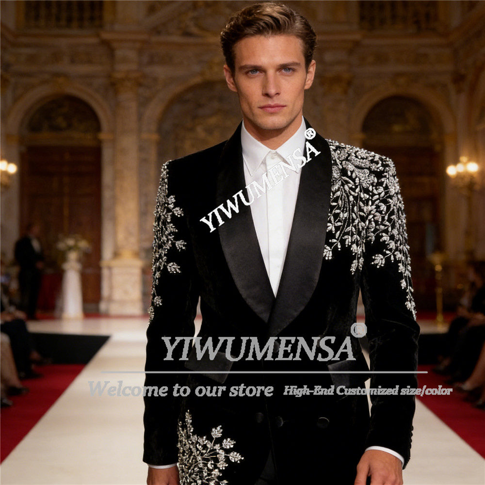 Men'S Formal Wear Jewelry - Jas Tuxedo Pria Formal Mewah dengan