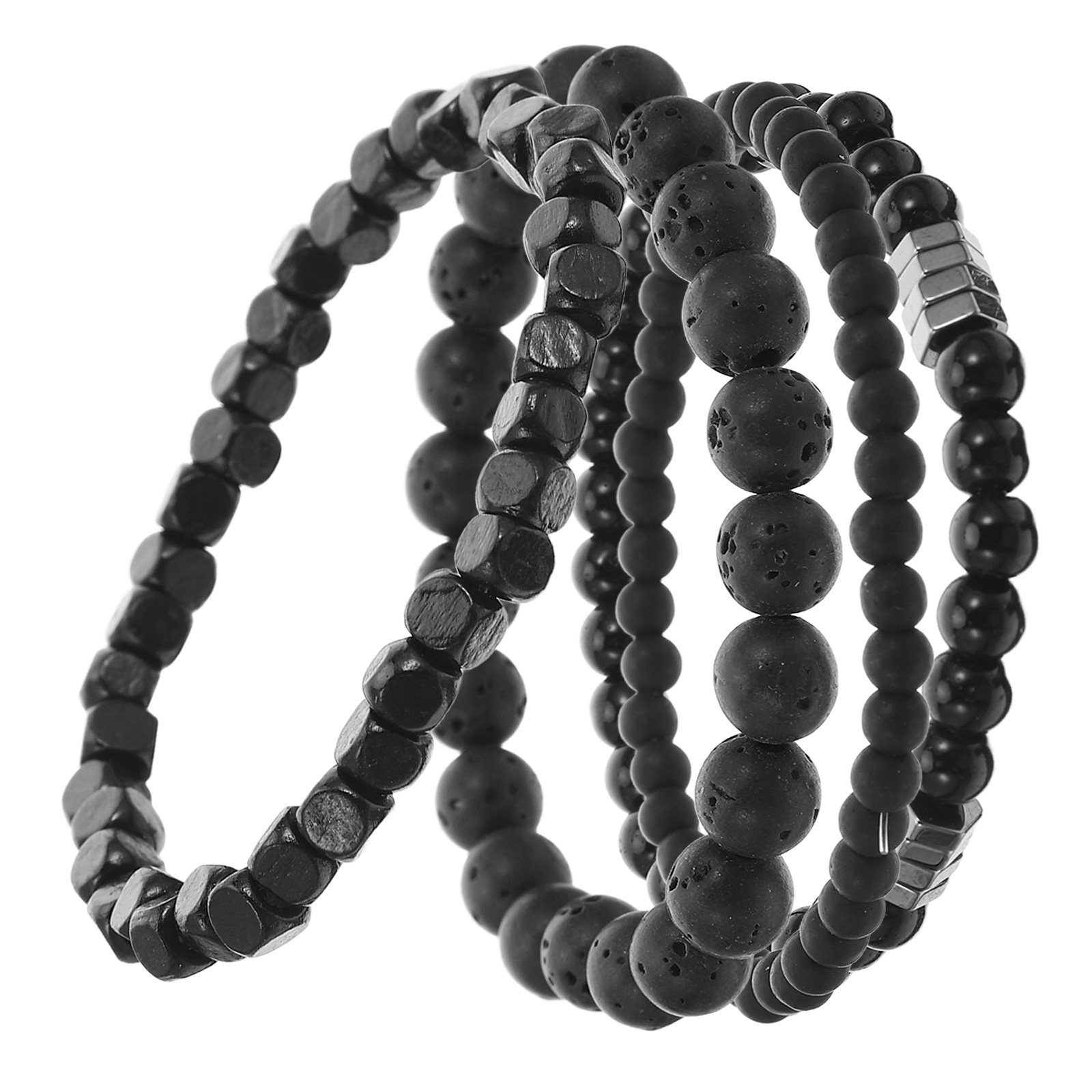 4 Buah Gelang Zirkon untuk Pri - Men'S Formal Wear Jewelry ulasan dan harga