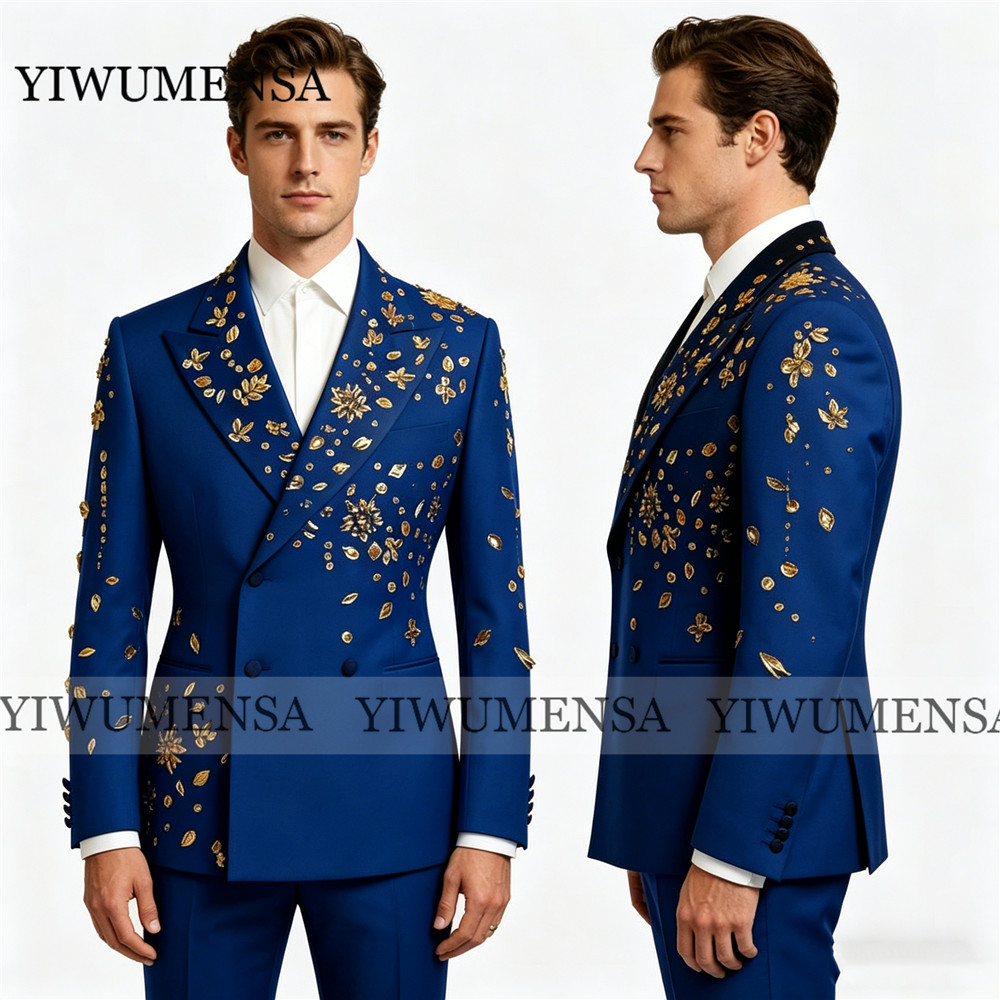 Setelan Jas Biru Royal Mewah u - Men'S Formal Wear Jewelry ulasan dan harga