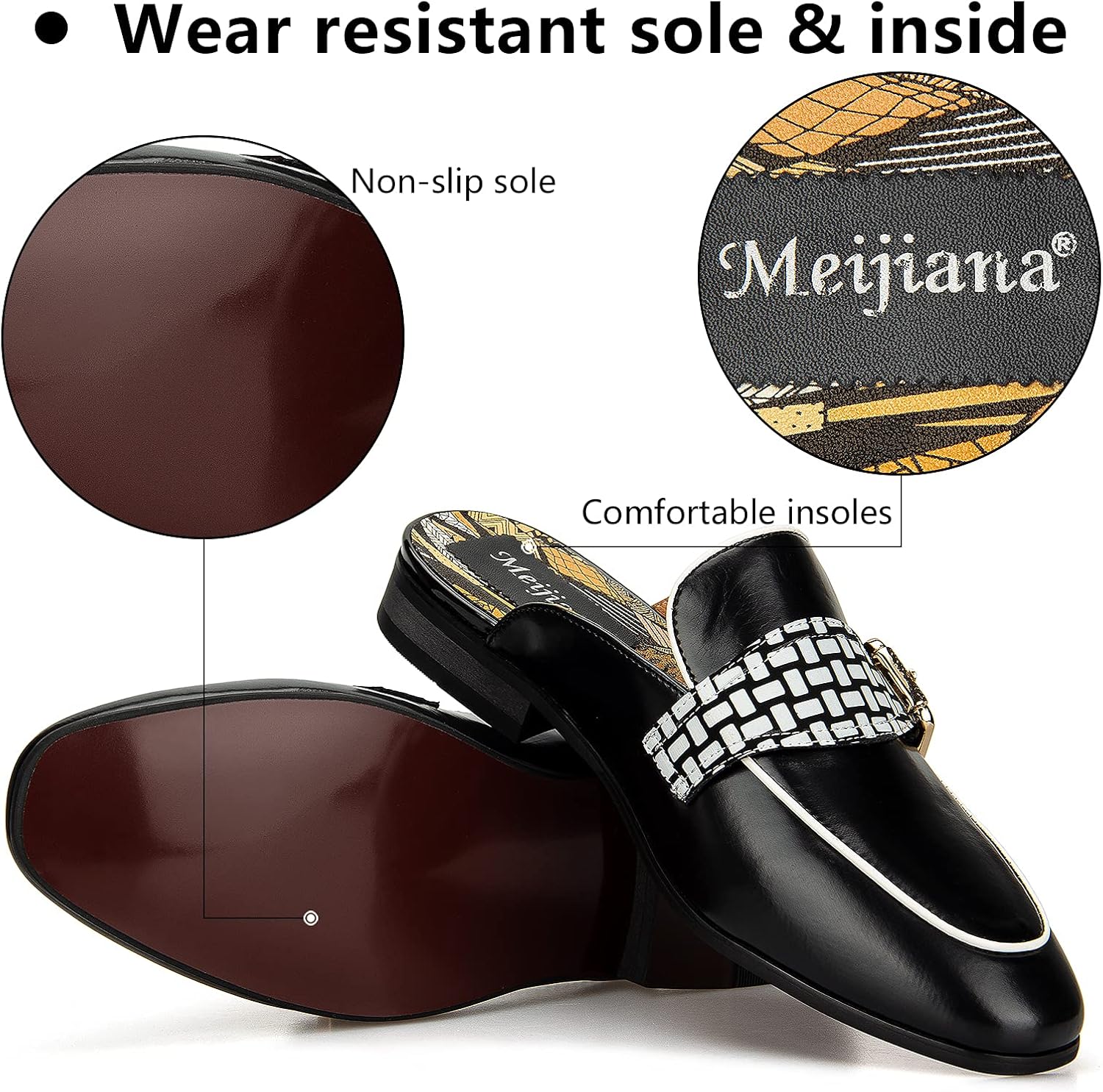 Meijiana Sandal Pria Slip-On L - Men'S Formal Wear Slippers ulasan dan harga