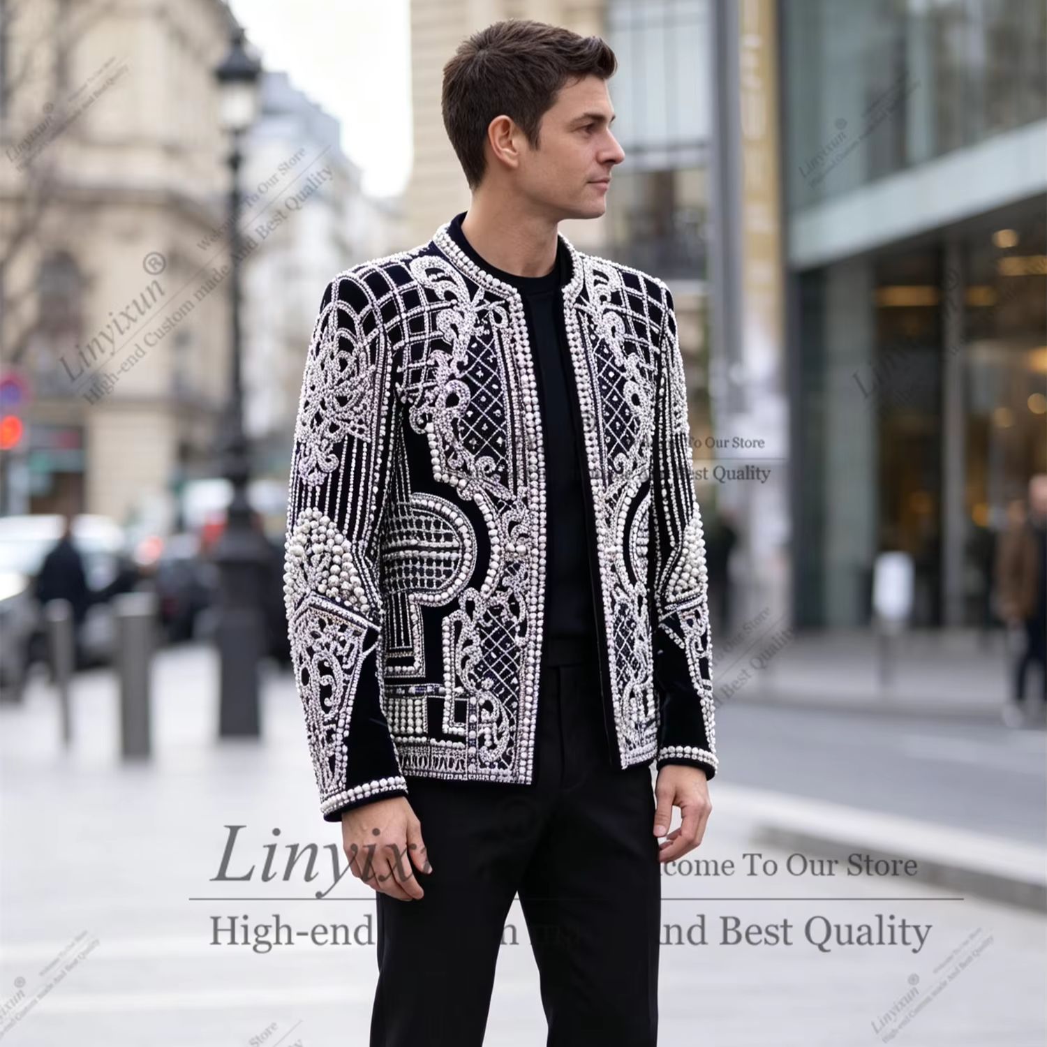 Jas Tuxedo Desain Mewah Berhia - Men'S Formal Wear Jewelry ulasan dan harga