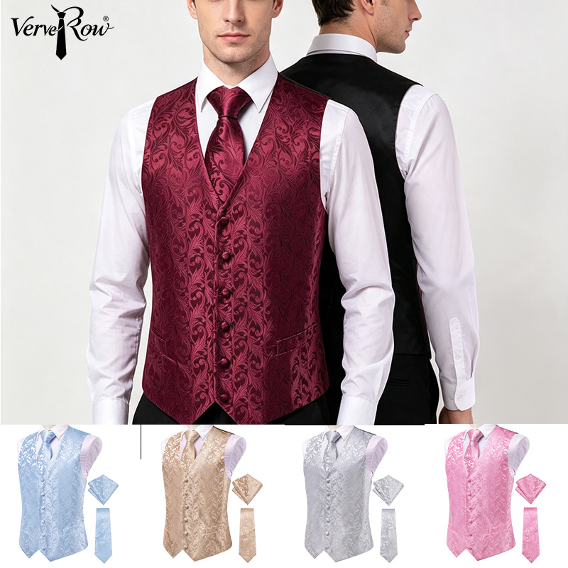 VerveRow Setelan Rompi Pria Mo - Men Formal Wear With Tie ulasan dan harga