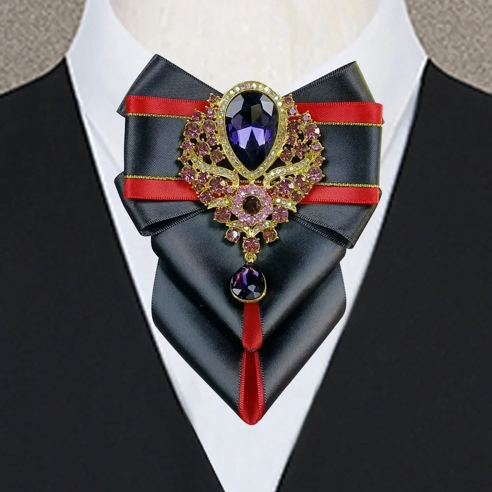 Dasi kupu-kupu berlian imitasi - Men'S Formal Wear Jewelry ulasan dan harga