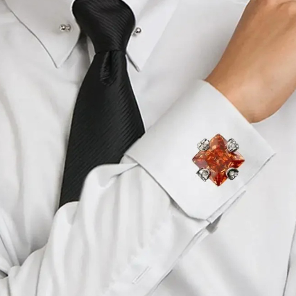 Kancing Manset Berlian Imitasi - Men'S Formal Wear Jewelry ulasan dan harga
