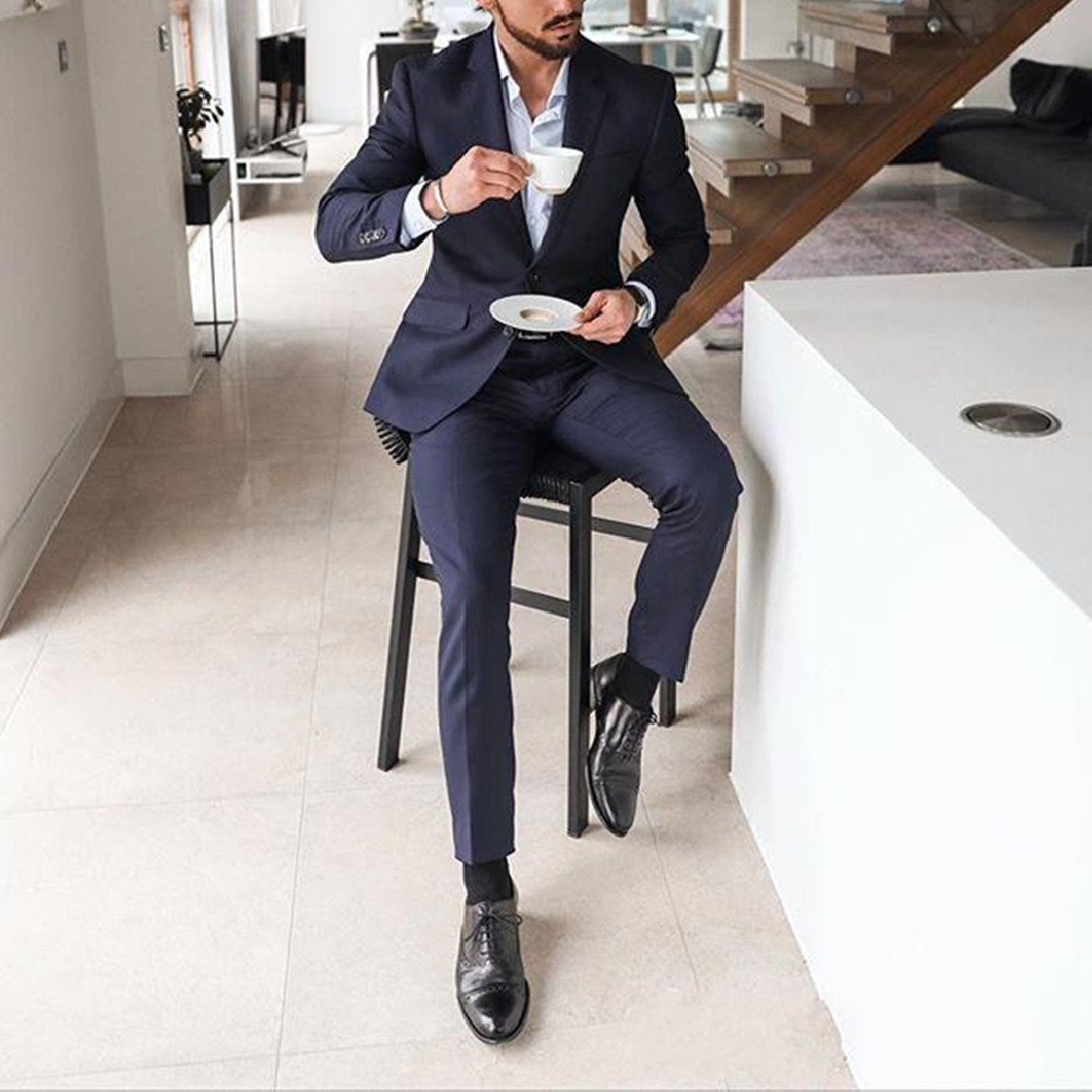 Jas Tuxedo Pria 2-Potong Warna - Latest Men Formal Wear ulasan dan harga